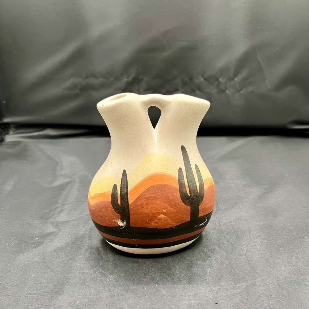 Sun Shadows Pottery USA wedding vase